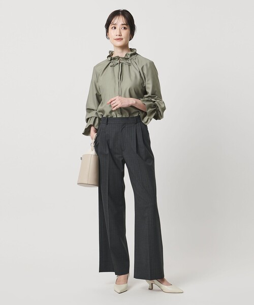 UNITED ARROWS（ユナイテッドアローズ） ブラウス シャツ フリルカラー