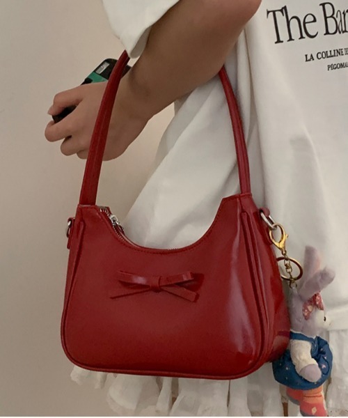 FREE STYLISTS ショルダーバッグ バッグ ribbon square bag Y2K 2WAY