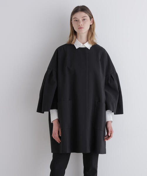 LE PHIL（ル フィル） ノーカラーコート コート T/Cトリプルクロス