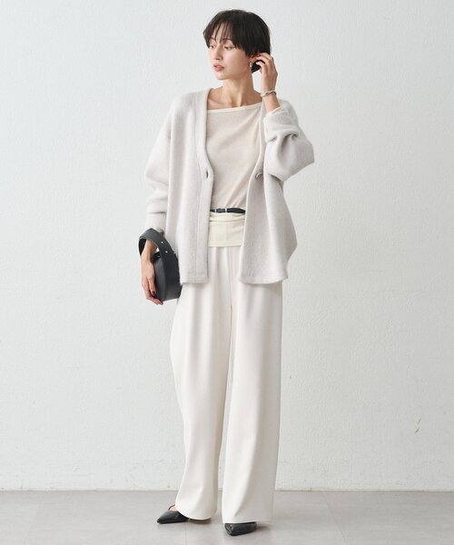 Loungedress（ラウンジドレス） コート アウター 接結ニットコート