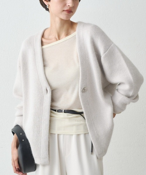 Loungedress（ラウンジドレス） コート アウター 接結ニットコート