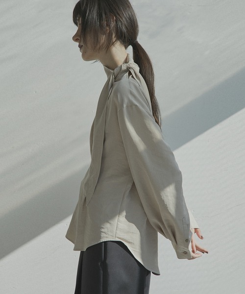 LE CIEL BLEU（ルシェルブルー） ブラウス シャツ ボウタイブラウス