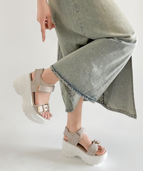 Shoes in Closet（シュークロ） サンダル 超軽量厚底 スタイルアップ