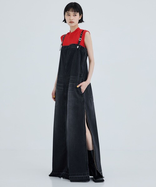 TOGA（トーガ） ドレス 「TOGA PULLA/トーガプルラ」Suspenders denim