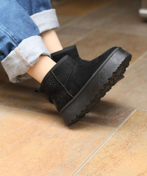 kitson（キットソン） ブーツ キラキラ ホットフィクス フェイク