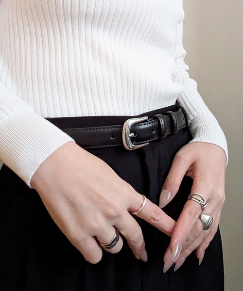 agnes b.（アニエスベー） ベルト CU01 CEINTURE レザーベルト