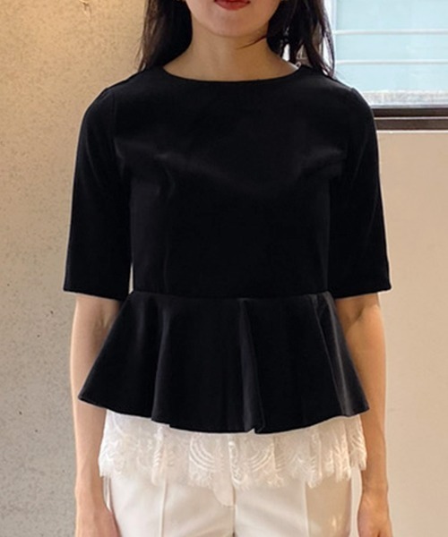 レースペプラムトップス レディース : ZOZOTOWN Yahoo!店 - 通販
