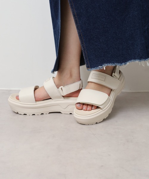 HUNTER（ハンター） サンダル ユニセックス シティ リベル レザー