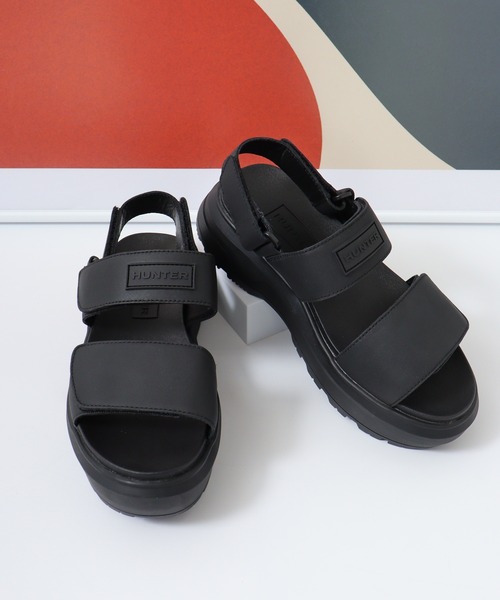 HUNTER（ハンター） サンダル ユニセックス シティ リベル レザー