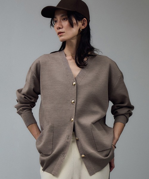 SALON adam et rope'（サロン アダム エ ロペ） カーディガン ウールV