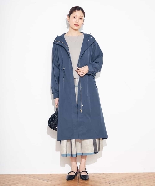 a.v.v（アー・ヴェ・ヴェ） モッズコート コート ドロストフーディー