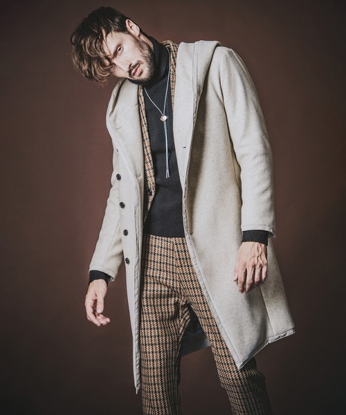 NO ID.（ノーアイディー） ダッフルコート コート 「NO ID.」Piping