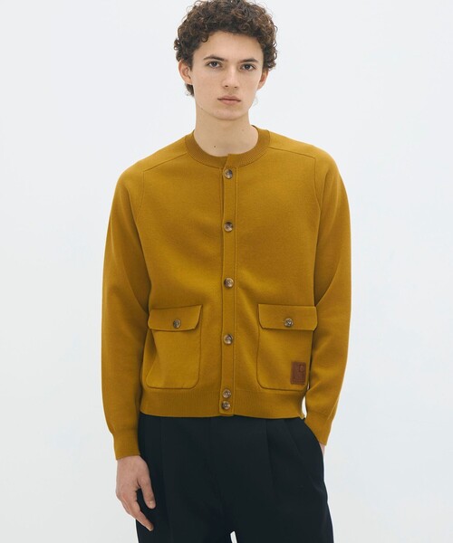 CABaN（キャバン） カーディガン コットンカシミヤ フラップポケット