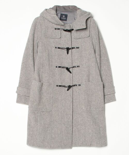 NANO universe（ナノ・ユニバース） ダッフルコート 38 グレー