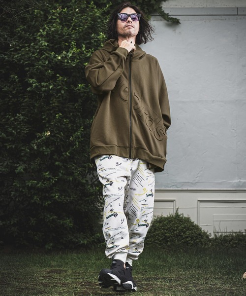 NOISESCAPE（ノイズスケープ） パーカー mpa3282-Double knit material