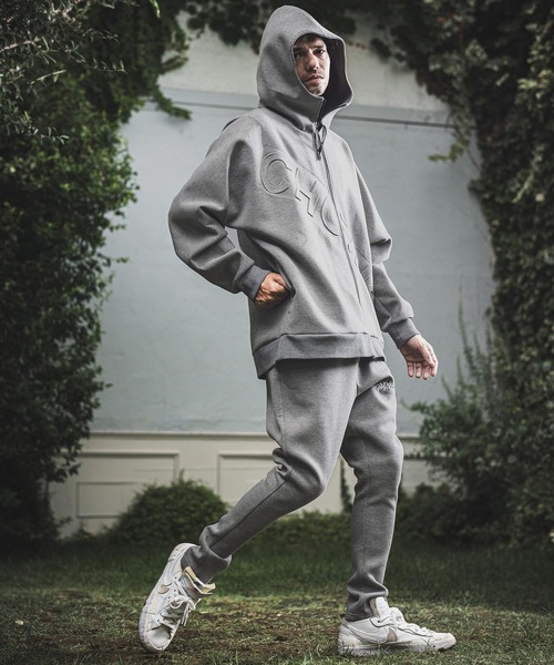 NOISESCAPE（ノイズスケープ） パーカー mpa3282-Double knit material