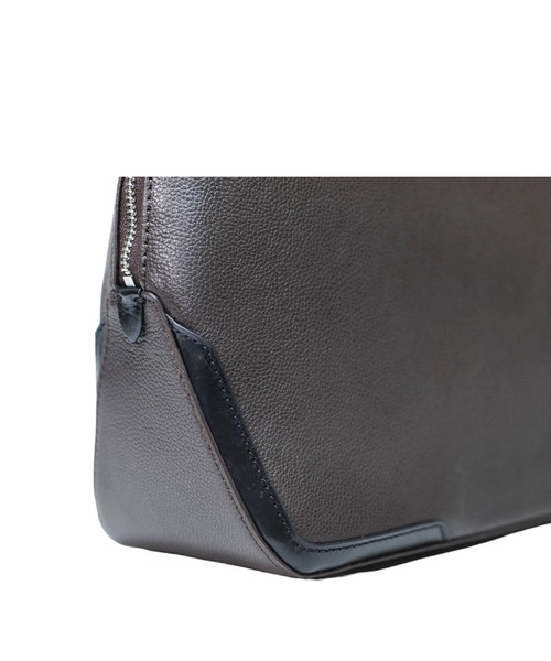 SEEKER（シーカー） ビジネスバッグ 「EDGE」コンビレザー ラウンド