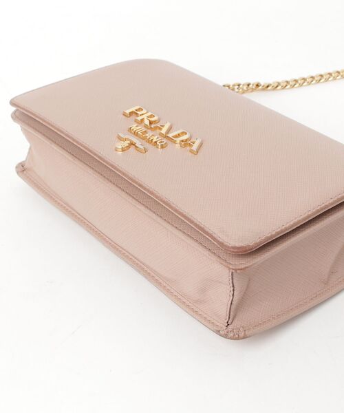 PRADA（プラダ） ショルダーバッグ - ピンク レディース : ZOZOTOWN