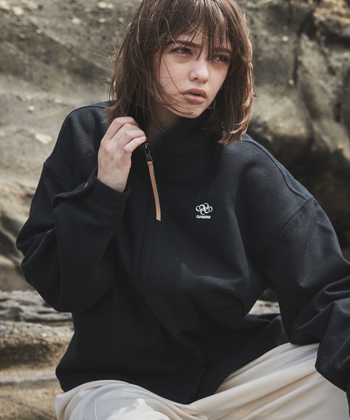 CIASENSE ブルゾン アウター High neck zip-up short blouson