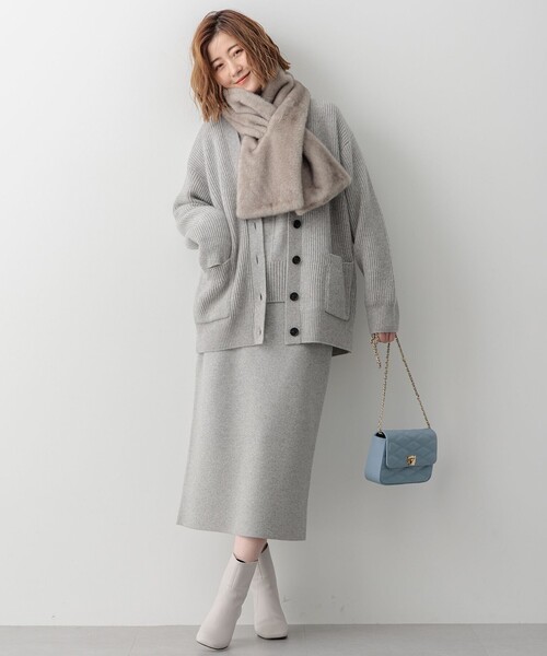 ニット セーター 「洗える」カシミヤブレンド クルーネック レディース