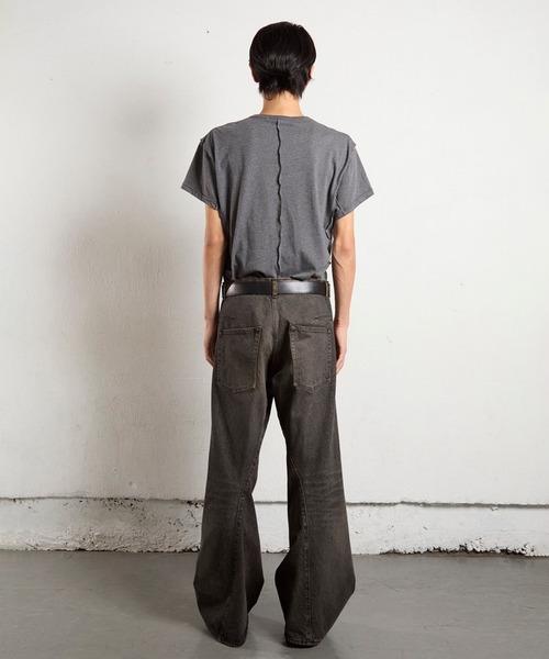 NVRFRGT（ネヴァーフォーゲット） ジーンズ 3D TWISTED WIDE LEG JEANS