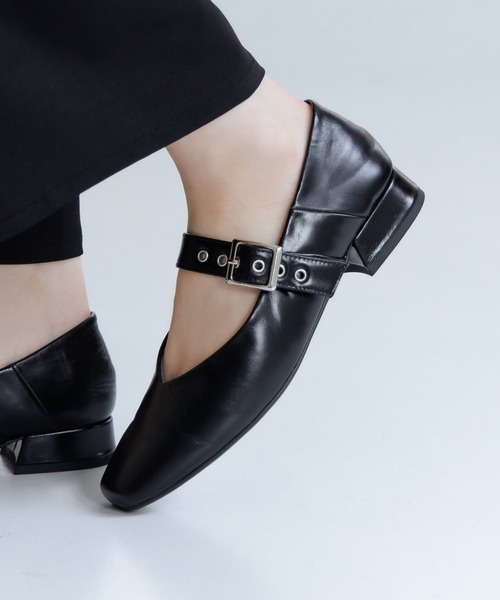 HIMIKO パンプス 「HIMIKO」「ZOZOTOWN限定」ハトメベルトメリー