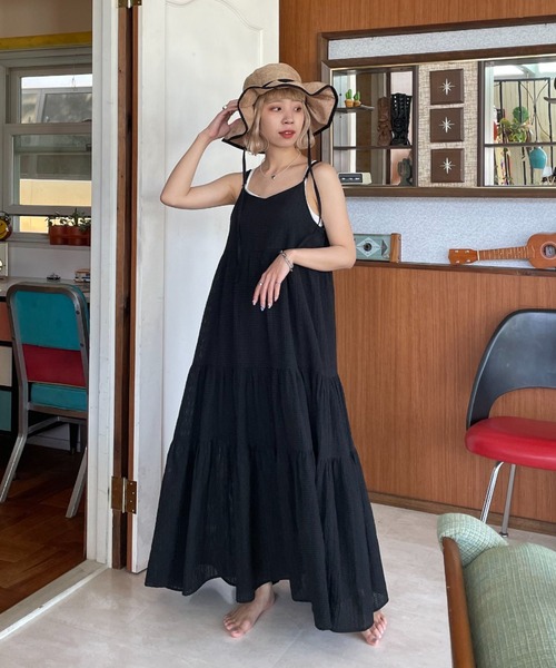 CIAOPANIC（チャオパニック） 帽子 ハット フリフリサマーハット