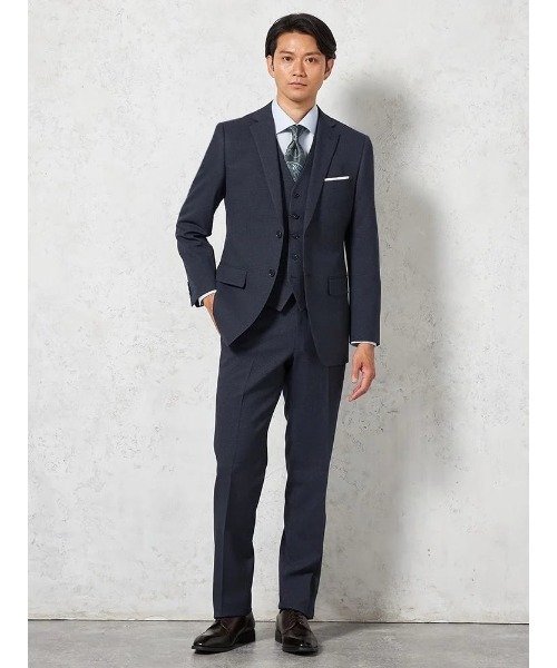 セットアップ 「ウォッシャブル/ベスト付」スリーピーススーツ 2つ