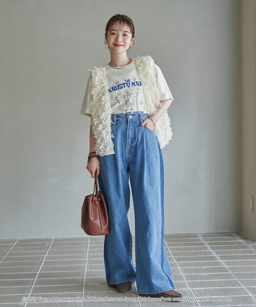 coen（コーエン） ジーンズ デニム デニムパンツ サイドライン タック