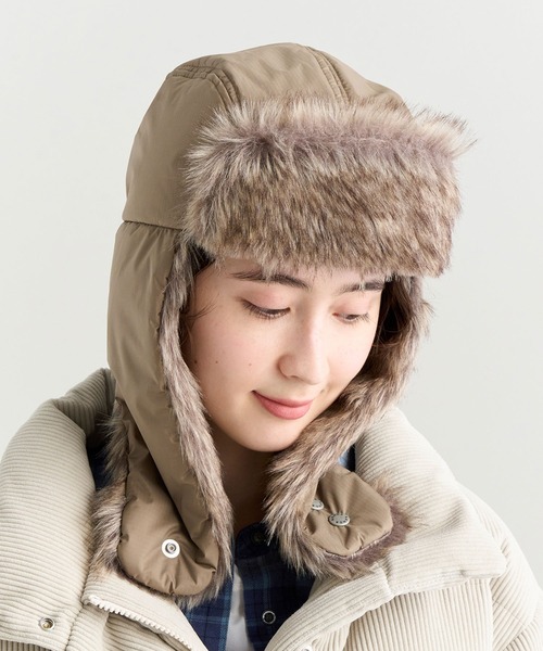 NANGA（ナンガ） キャップ 帽子 AURORA TEX FUR FLIGHT CAP/オーロラ