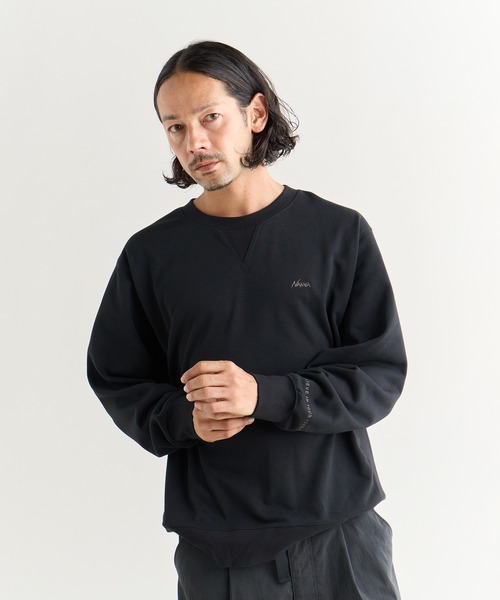 NANGA（ナンガ） トレーナー スウェット DRY MIX TERRY CREW SWEAT
