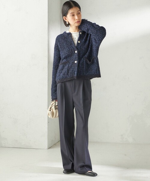 SHIPS（シップス） カーディガン 「手洗い可能」ミックスカラー ニット