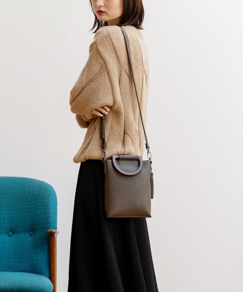 VitaFelice（ヴィータフェリーチェ） ショルダーバッグ バッグ ウッド