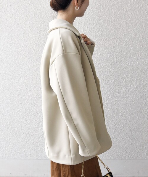 SHIPS any コート アウター any:「洗濯機可能」ダンボール コクーン