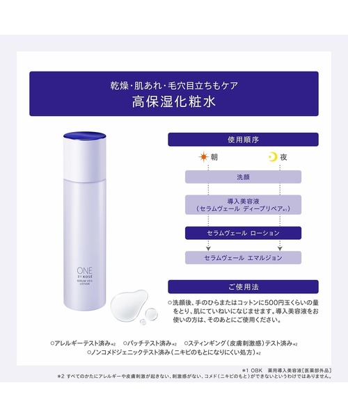 ONE BY KOSE（ワンバイコーセー） 美容液 オイル クリーム セラム