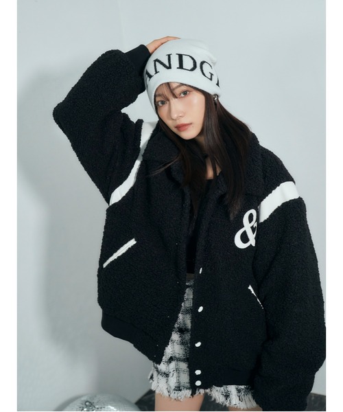 ANDGEEBEE（アンジービー） スタジャン UNISEX フェイクボアスタジャン