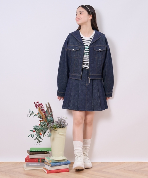 pom ponette junior（ポンポネット ジュニア） デニムジャケット