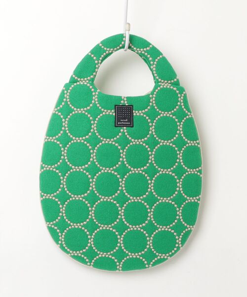 mina perhonen（ミナペルホネン） tambourine ハンドバッグ - グリーン