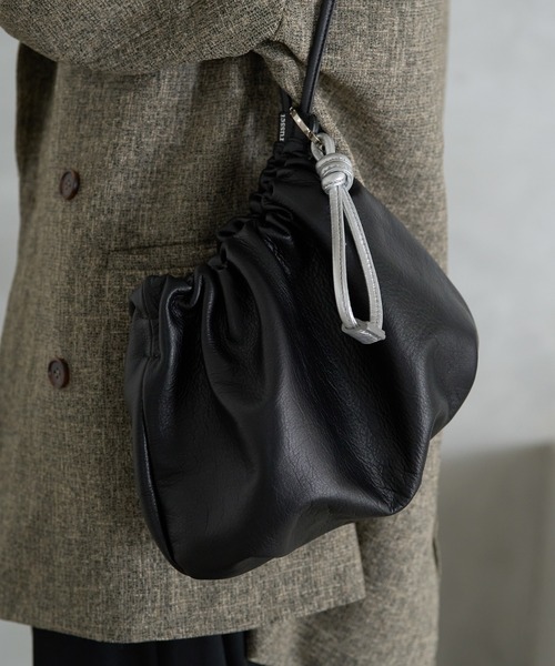 russet（ラシット） ショルダーバッグ バッグ レザー巾着4WAY