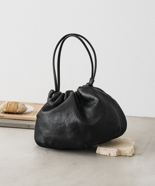 russet（ラシット） ショルダーバッグ バッグ レザー巾着4WAY