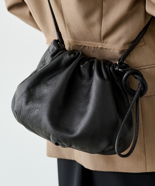 russet（ラシット） ショルダーバッグ バッグ レザー巾着4WAY