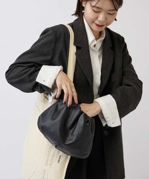 russet（ラシット） ショルダーバッグ バッグ レザー巾着4WAY