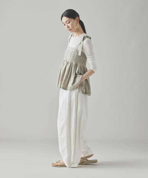 Curensology（カレンソロジー） キャミソール /ウールリネンキャミ