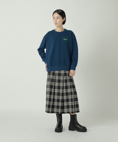 ZUCCa（ズッカ） トレーナー スウェット (S)ハートロゴ スウェット