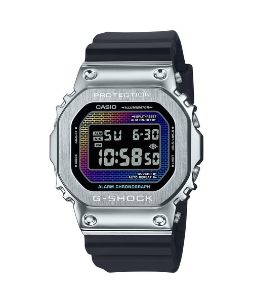 G-SHOCK 腕時計 5600シリーズ / メタルベゼル GM-5600RW-1JF メンズ