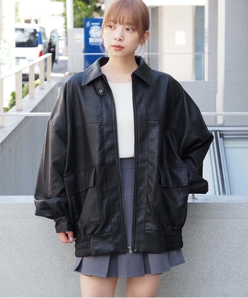 tiptop（ティップトップ） ブルゾン アウター 「ヴィンテージ加工