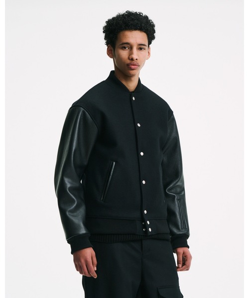 SOPHNET.（ソフネット） スタジャン MELTON LAMBSWOOL VARSITY JACKET
