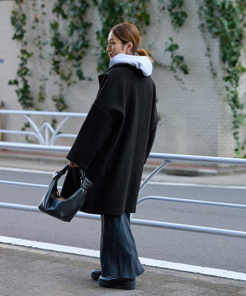 FRAMeWORK（フレームワーク） ピーコート - ネイビー レディース