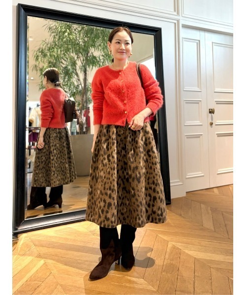 allureville（アルアバイル） カーディガン カシミヤブレンドファー