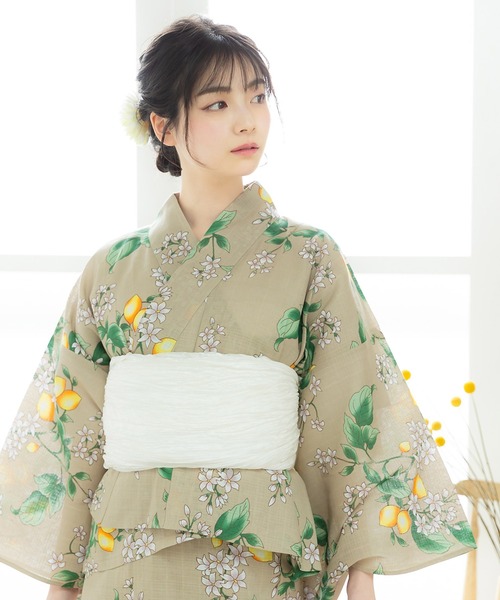 KIMONOMACHI 浴衣 レディース セパレート浴衣 3点セット 浴衣 簡単 (二